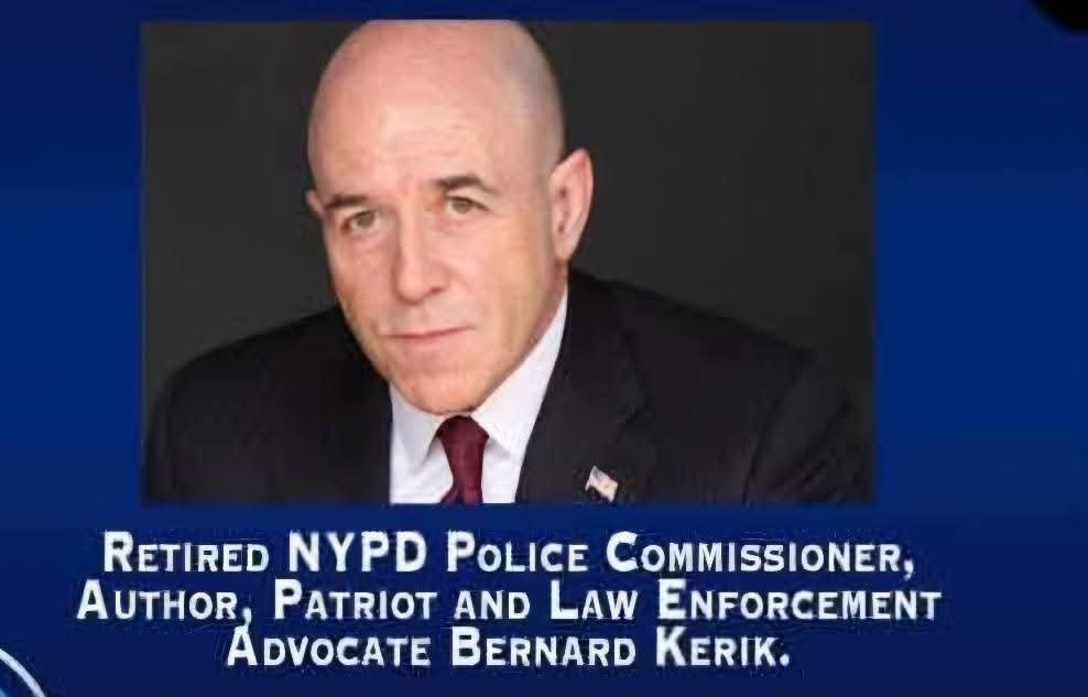 Retired NYPD Police Commissioner, Author, Patriot and Law Enforcement Advocate Bernard Kerik.