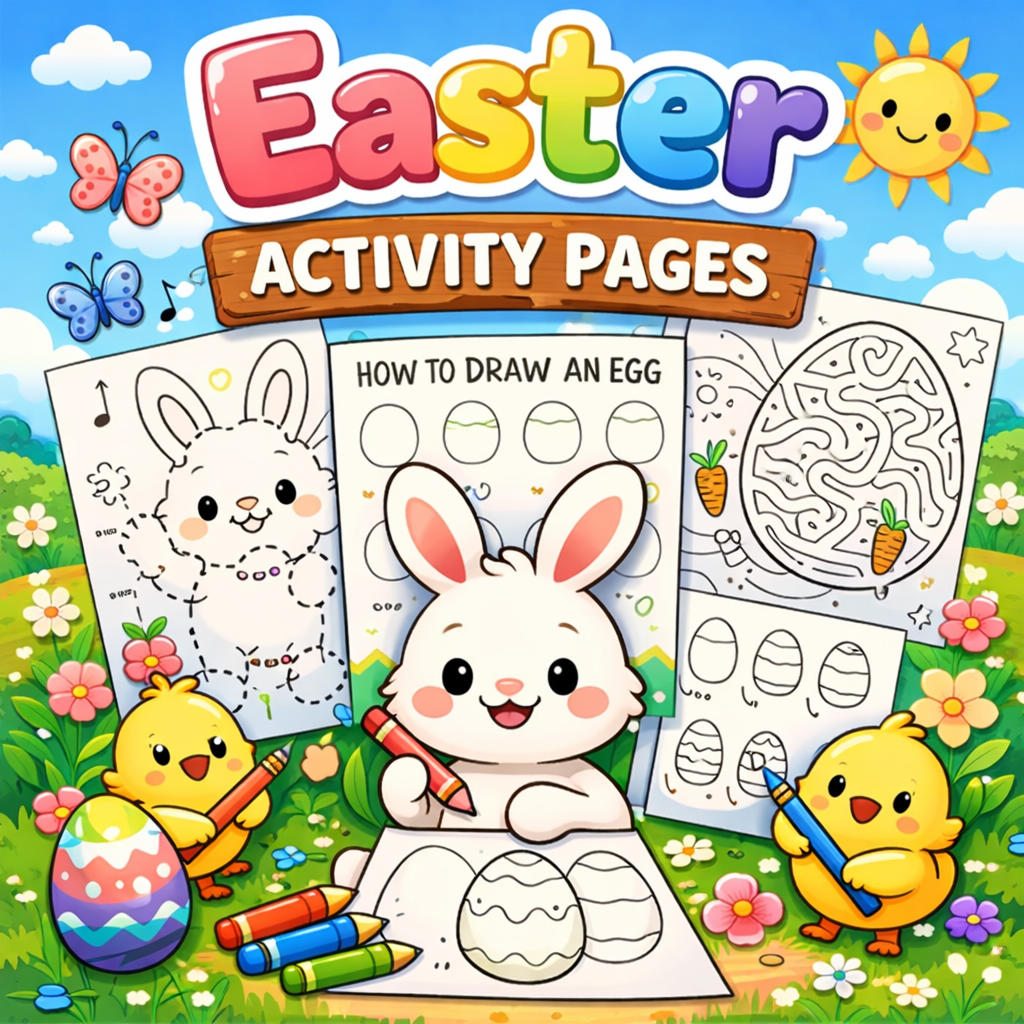 Easter Activity Pages.